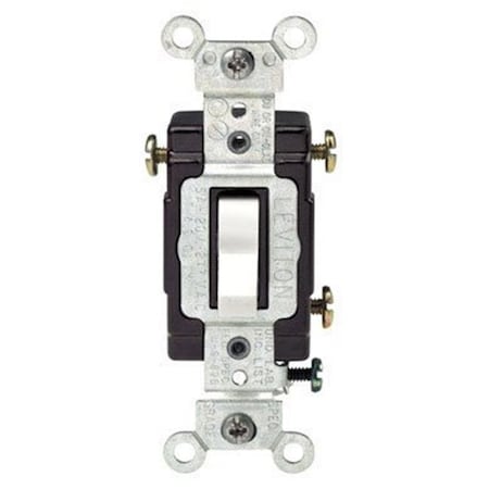 Leviton Leviton Mfg Switch 3Wy 15A120V Lt Wh Cd C22-05503-LHW 4995627